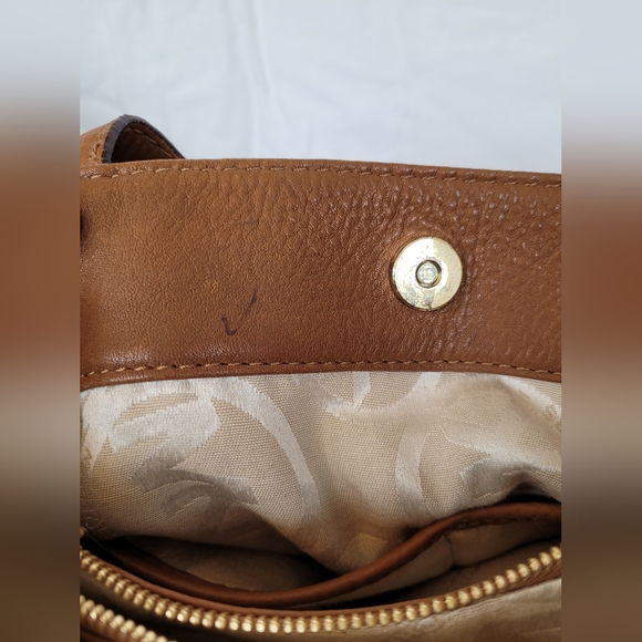Michael Kors caramel colour leather shoulder bag - Picture 10 of 10